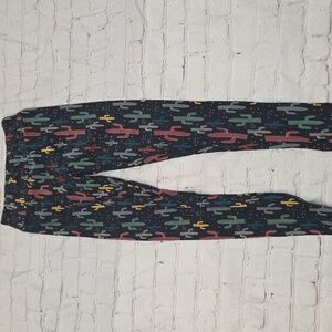 LulaRoe Leggings Cactus Print one size OS fits 2-10